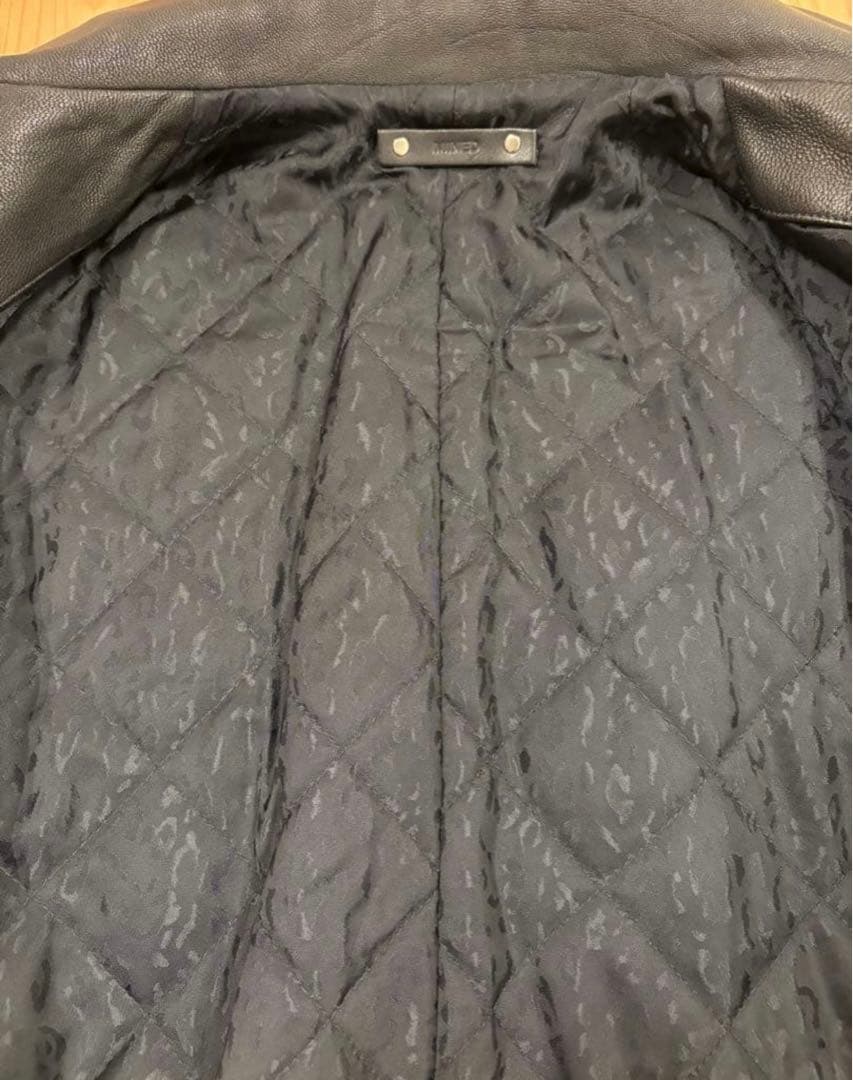 マインデニム　Sheep Leather Coach JK BLK