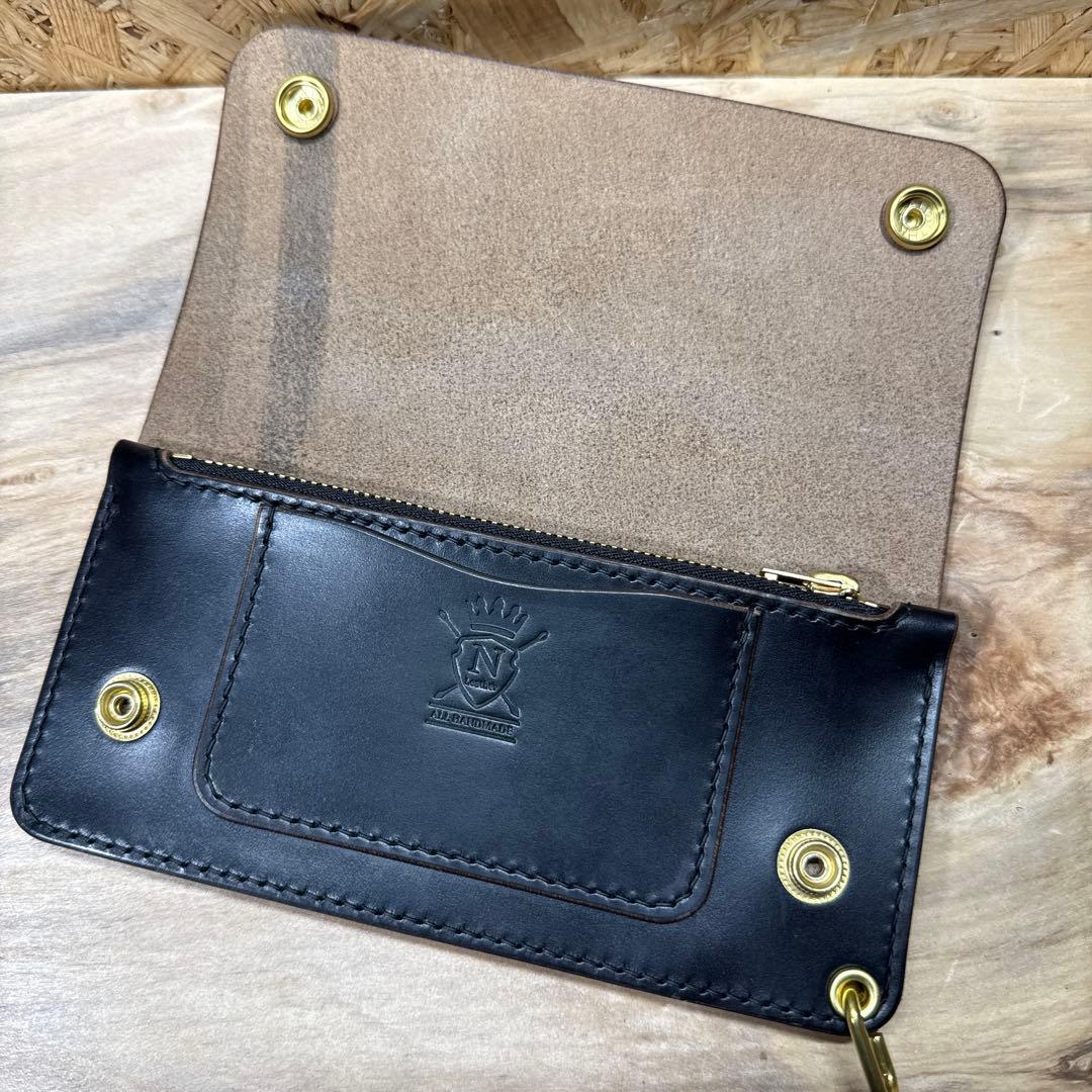 トラッカーウォレット 180 2層　ホーウィン社　クロムエクセル　タロンジッパー