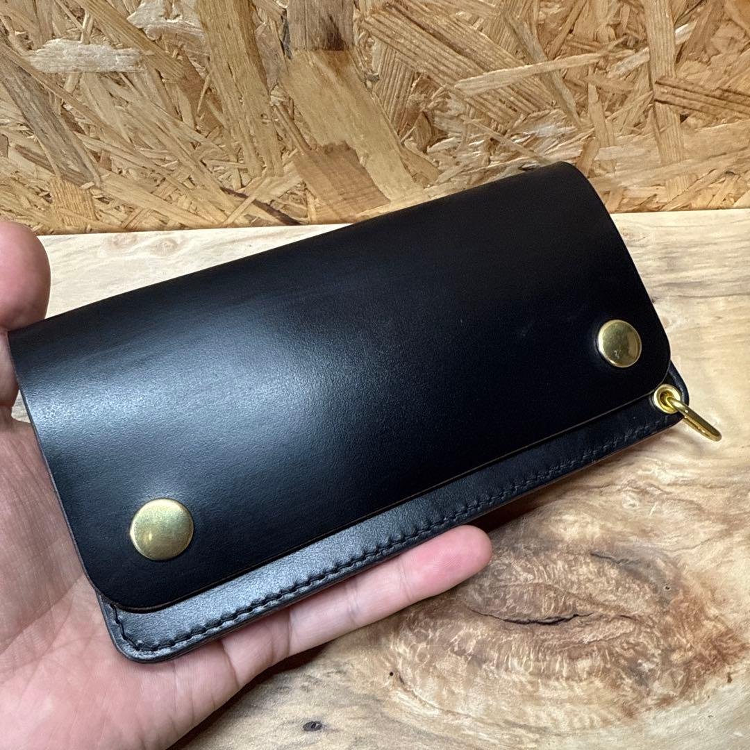 トラッカーウォレット 180 2層　ホーウィン社　クロムエクセル　タロンジッパー