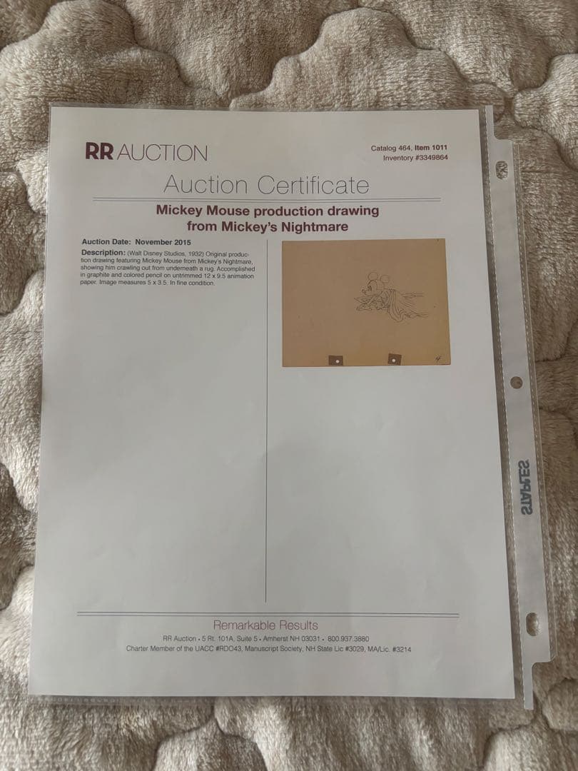 ミッキーマウス(鉛筆画)