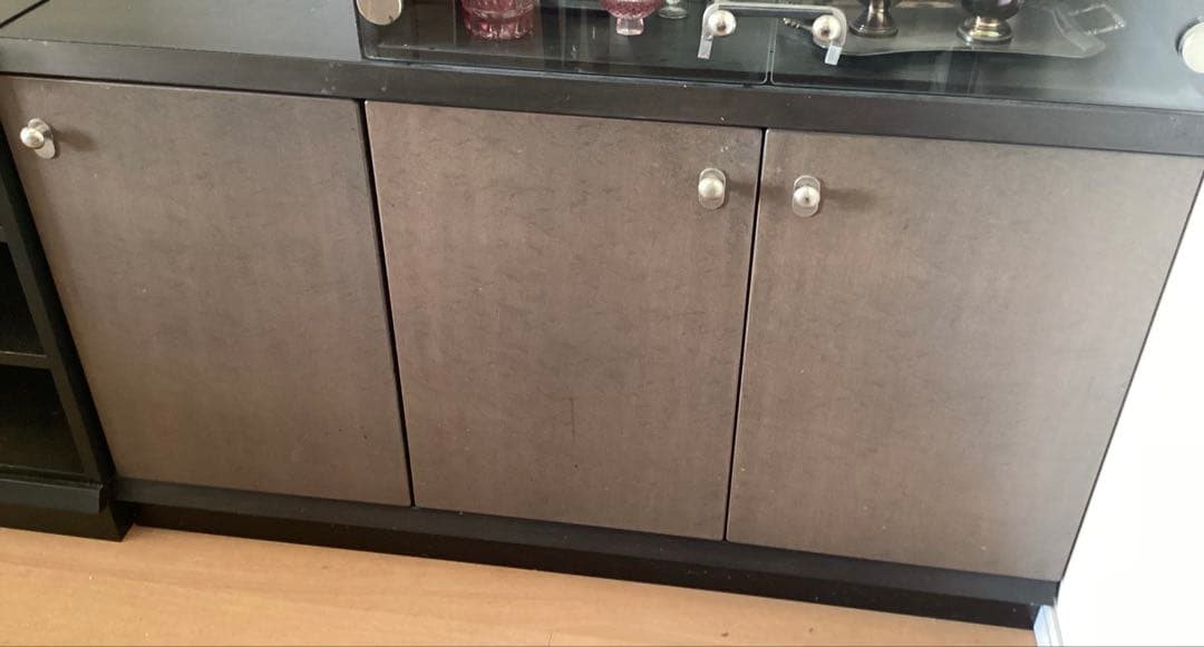 山品木工② ヴィンテージ　収納棚 チェスト 食器棚