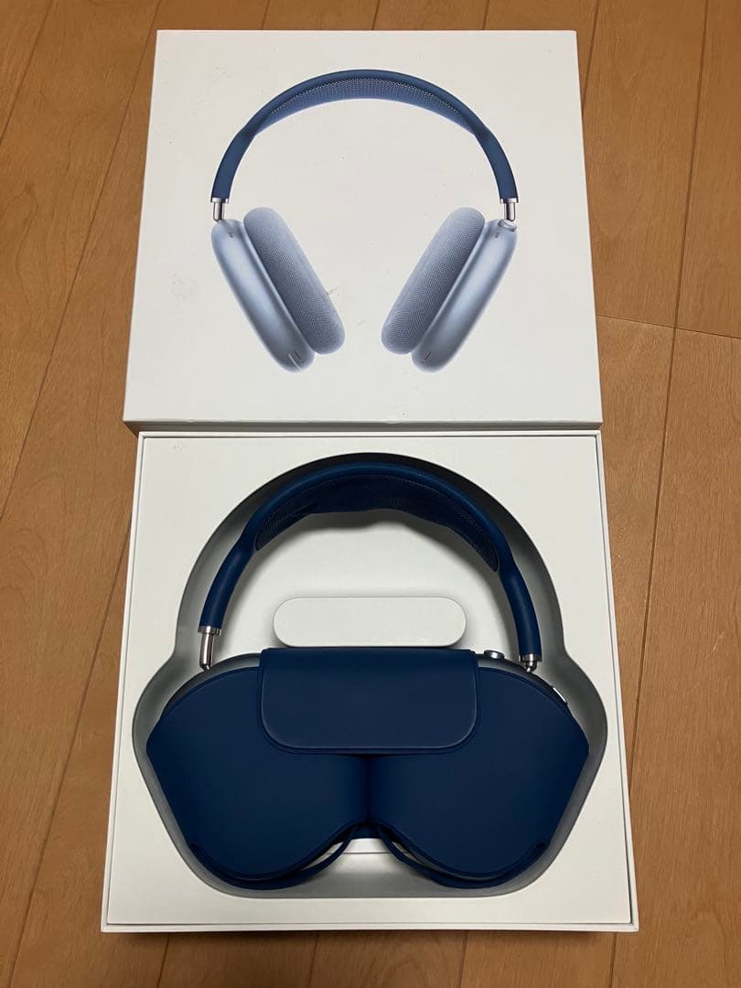 正規品 Air Pods Max AirPodsMAXスカイブルー動作良好