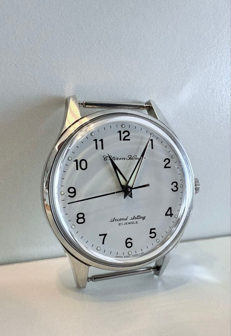 【希少品】国鉄時代 シチズン ホーマー 手巻き腕時計