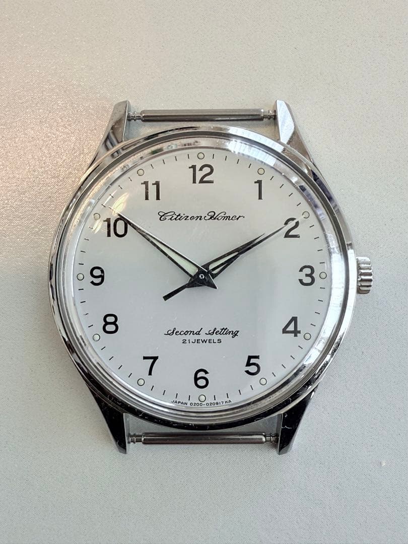 【希少品】国鉄時代 シチズン ホーマー 手巻き腕時計