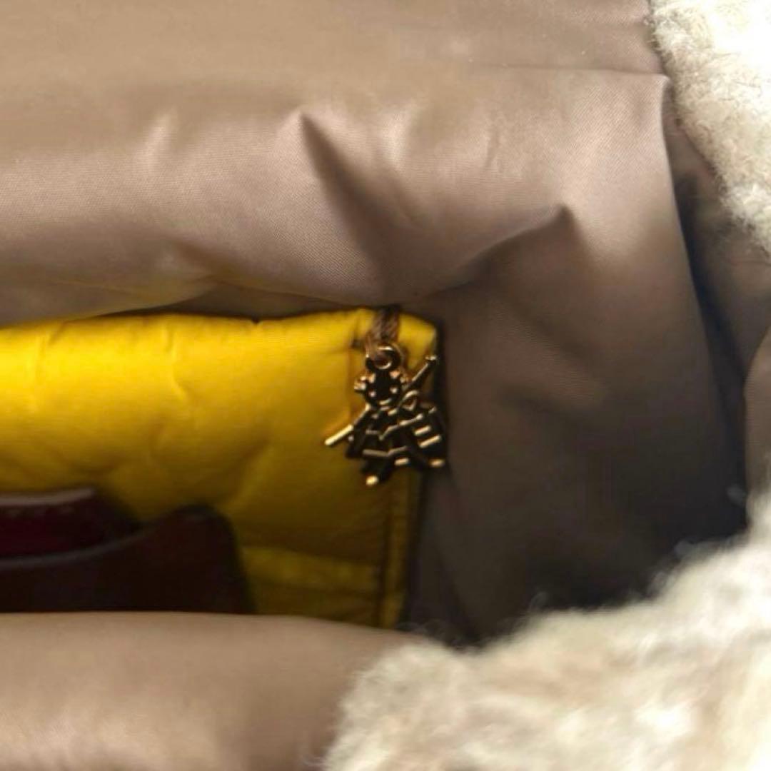 ebagos エバゴス　ウールボア・ボディバッグ（マロングラッセ）