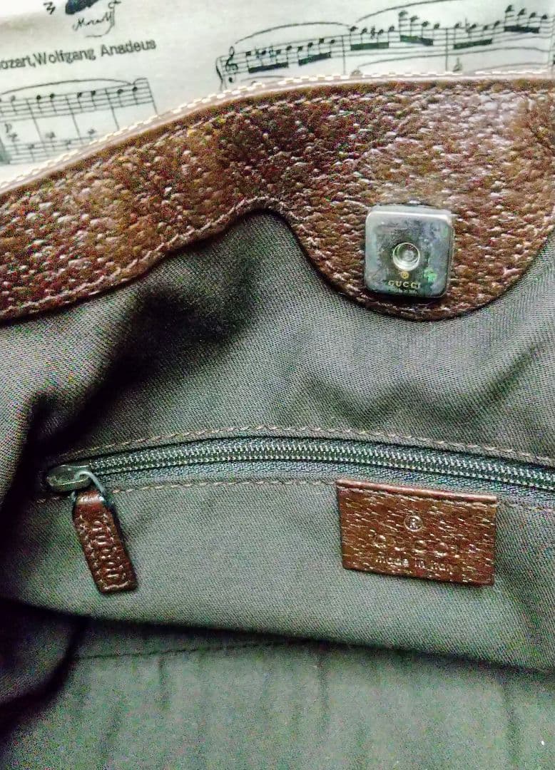 GUCCIグッチ２本手バッグ美品