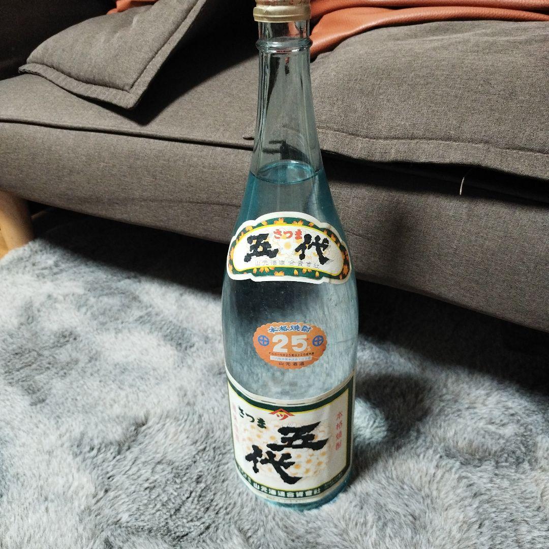昭和62年 さつま五代　古酒　芋焼酎