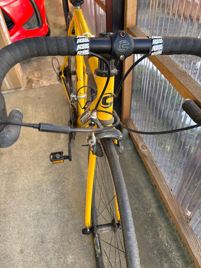 Cannondale R500 ロードバイク イエロー　caad4 アルミ