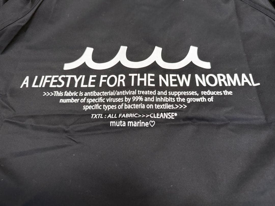 定価44,000円⭐️mutaムータ ビッグバックロゴ ブルゾン コート ネイビー