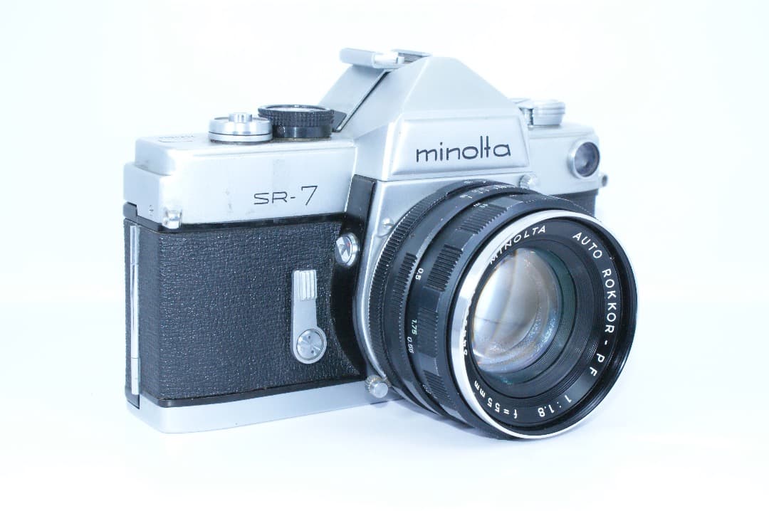 フィルムカメラ MINOLTA SR-7(+ROKKOR-PF 55mm F1.8)#330