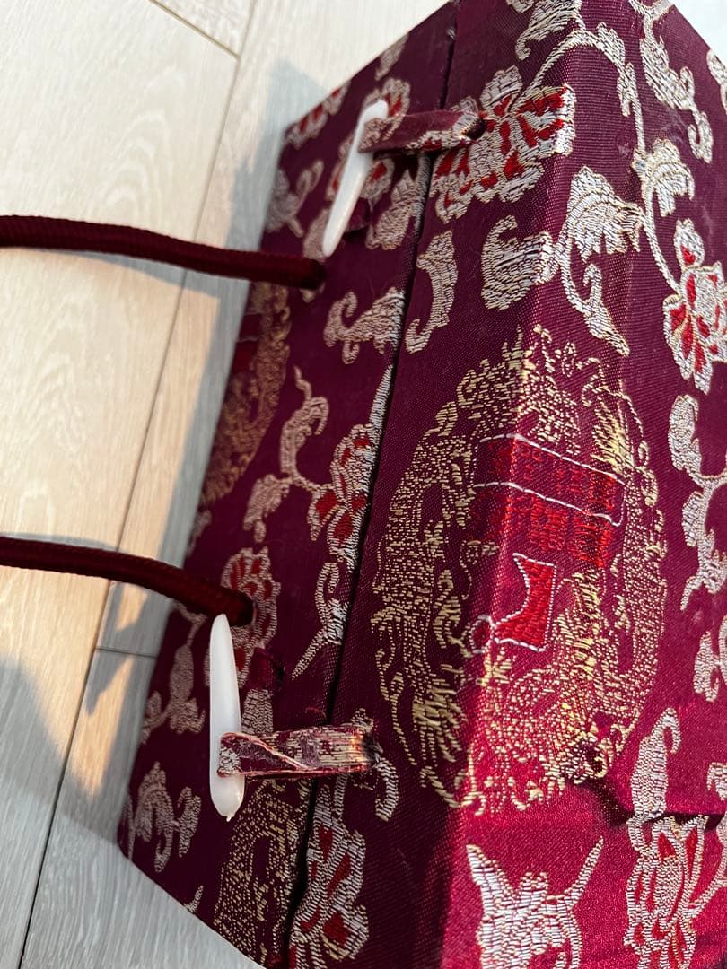 赤いひょうたん型漆器 水指　国賓礼品　中国美術