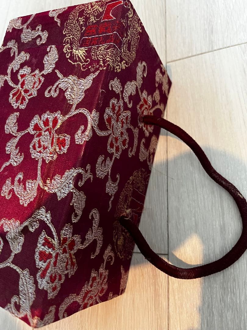 赤いひょうたん型漆器 水指　国賓礼品　中国美術