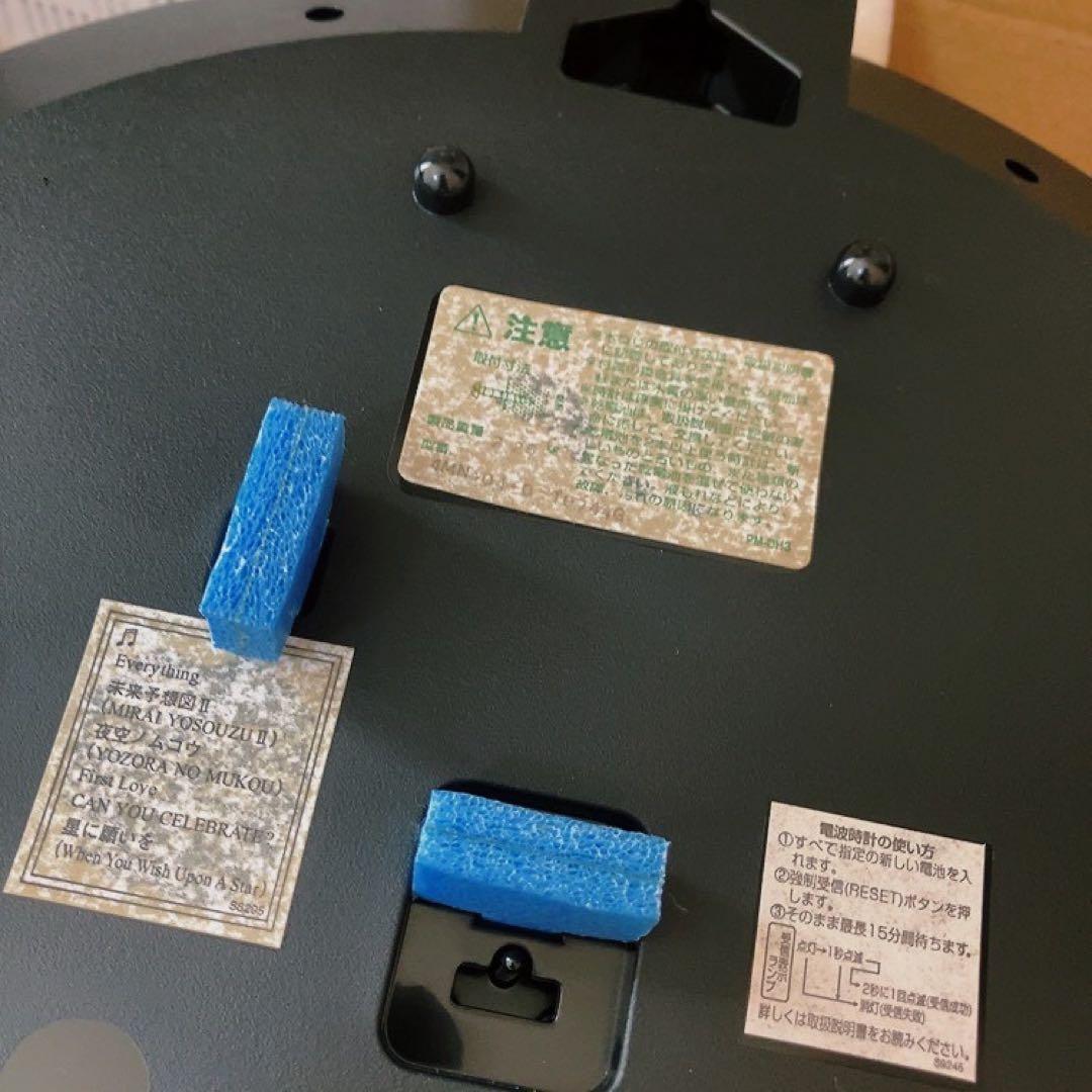 【未使用】シチズン エンジェルキス 電波掛け時計 6曲メロディ入り 4MN404