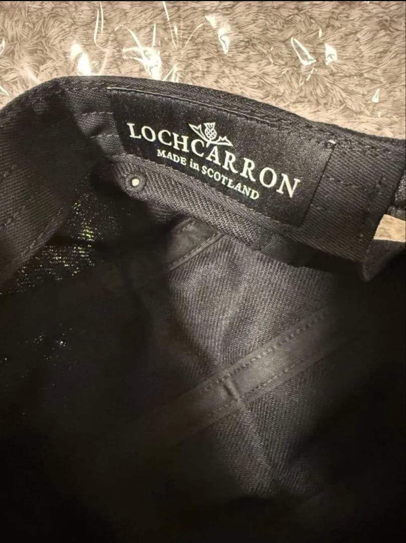 Supreme Lochcarron Camp Cap ブラック