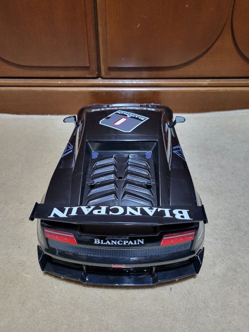 タミヤラジコン　TT01シャーシランボルギーニガヤルドボディメカ付