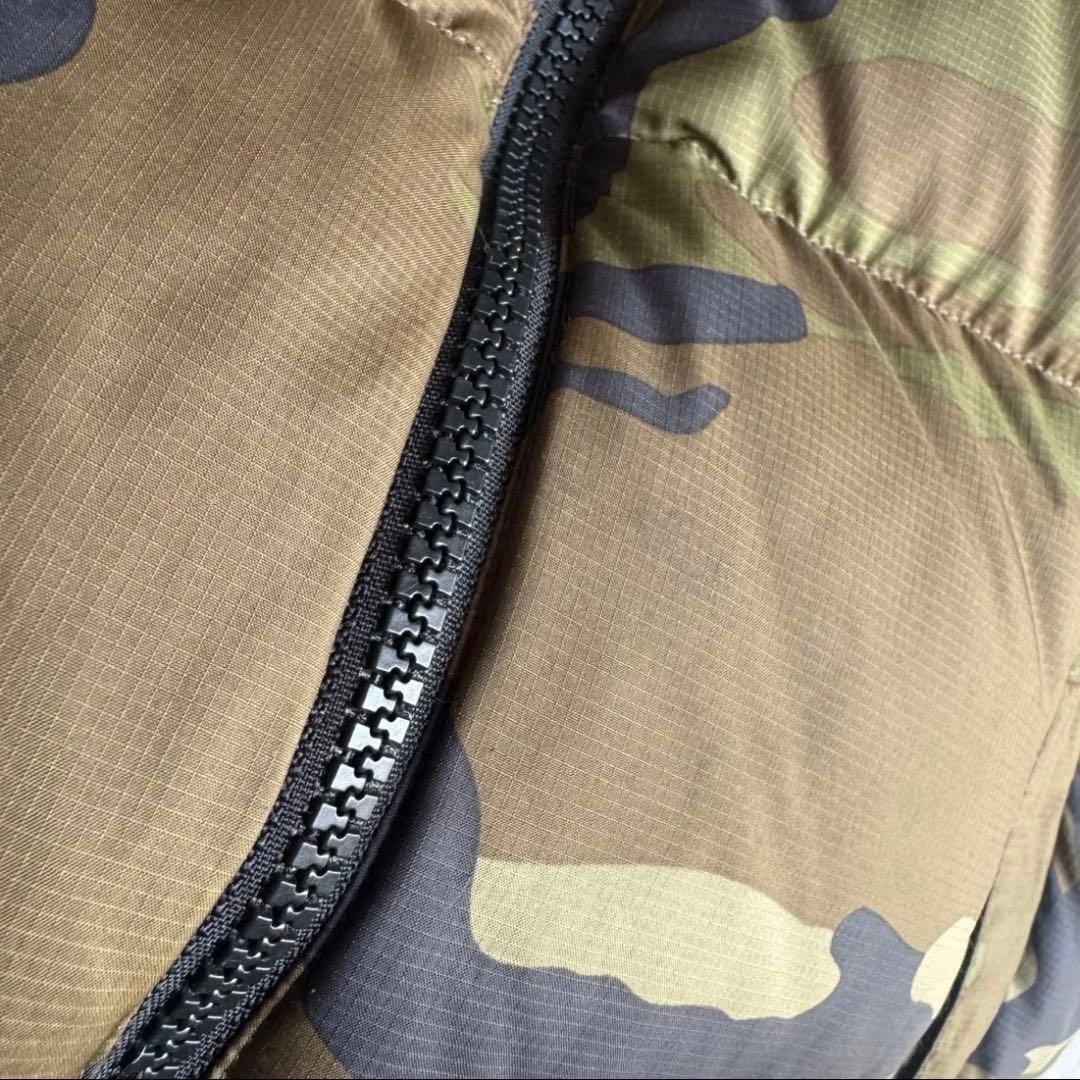 ノースフェイス ヌプシ ダウン カモフラ 迷彩 130cm