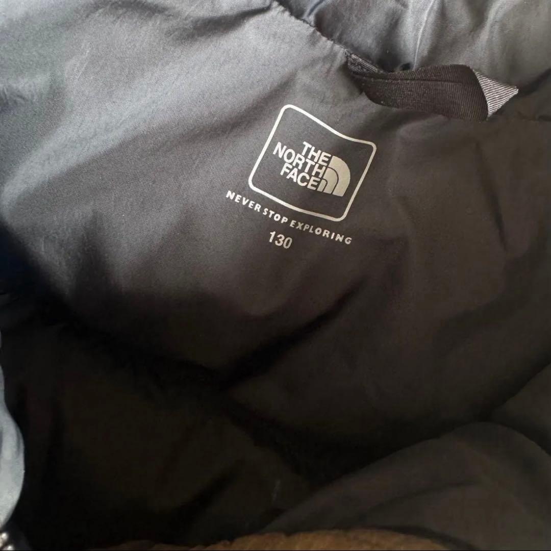 ノースフェイス ヌプシ ダウン カモフラ 迷彩 130cm