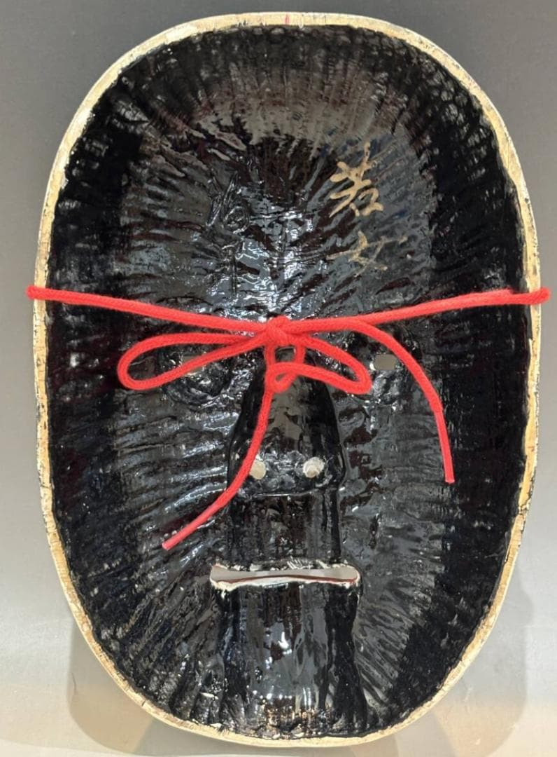 本格木彫 能面「若女」