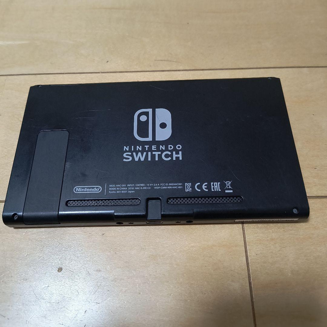 Switch ブラック 本体　コントローラー無　ドックとケーブル付