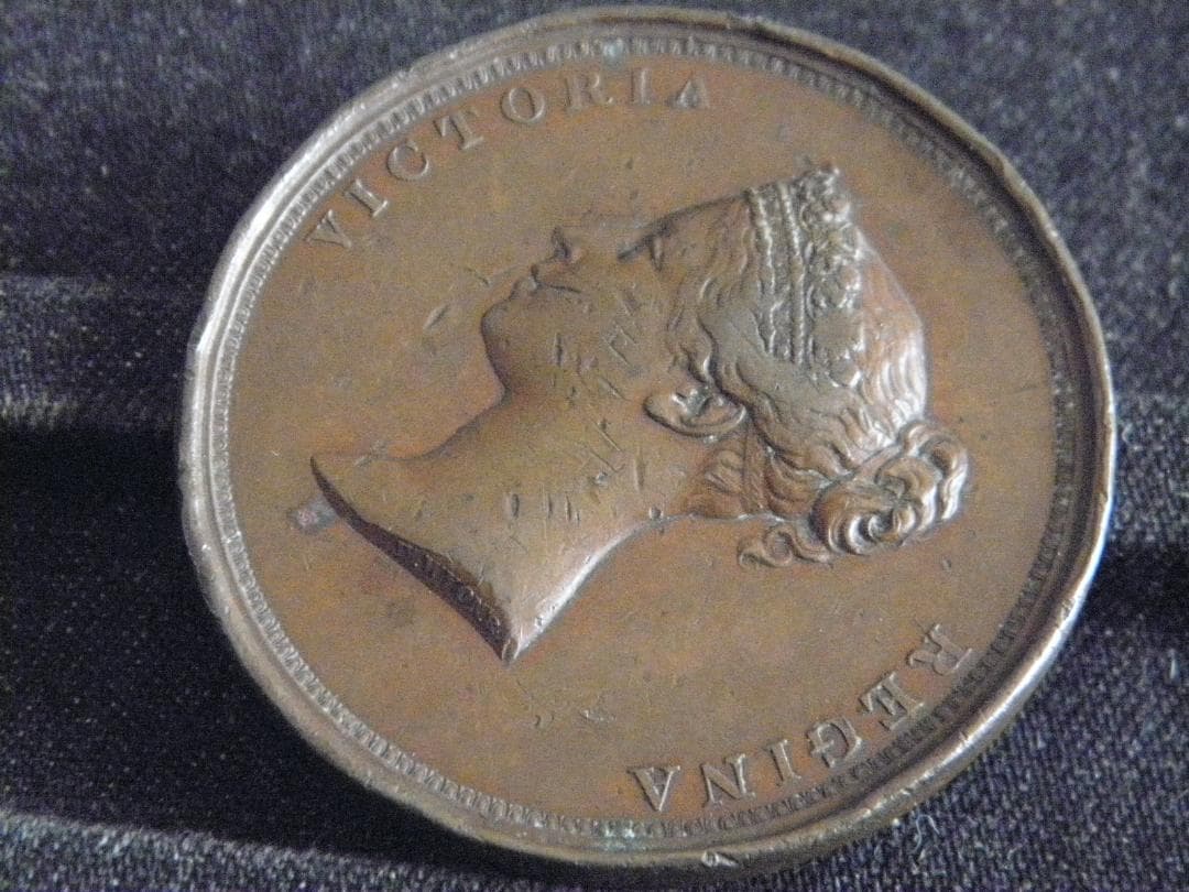 ビクトリア女王 1837 ブロンズ メダル