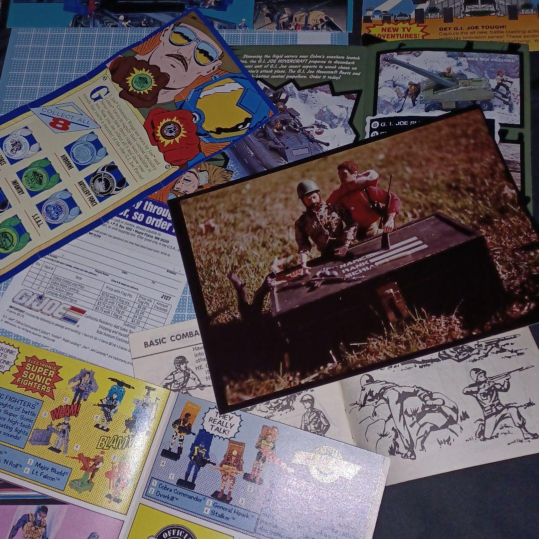 発売当初GI JOE 玩具封入冊子等まとめました(35)