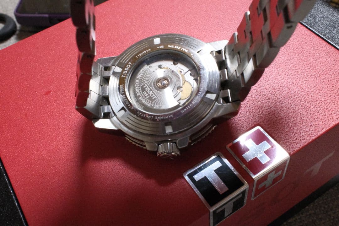 【クエットさん専用】ティソ Seastar 1000 自動巻 シリシウム