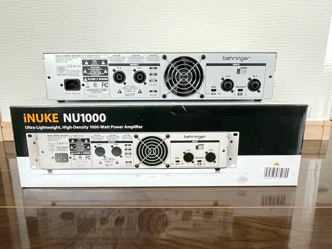 Behringer パワーアンプ iNUKE NU1000