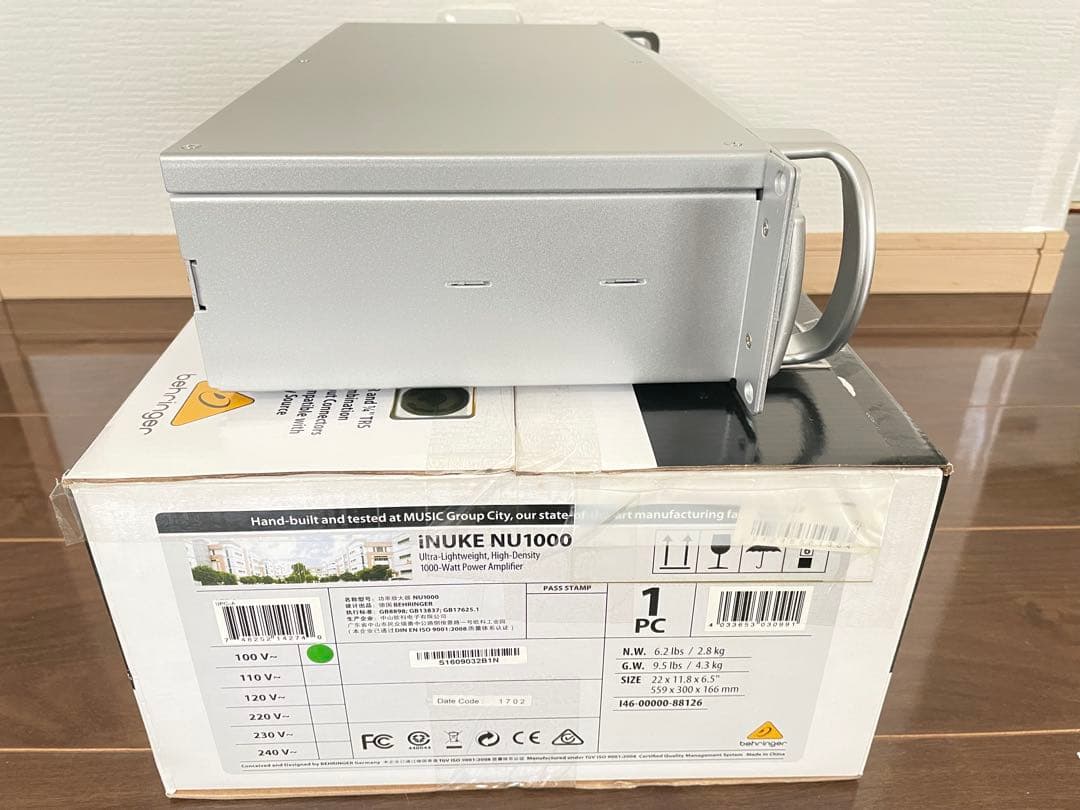 Behringer パワーアンプ iNUKE NU1000