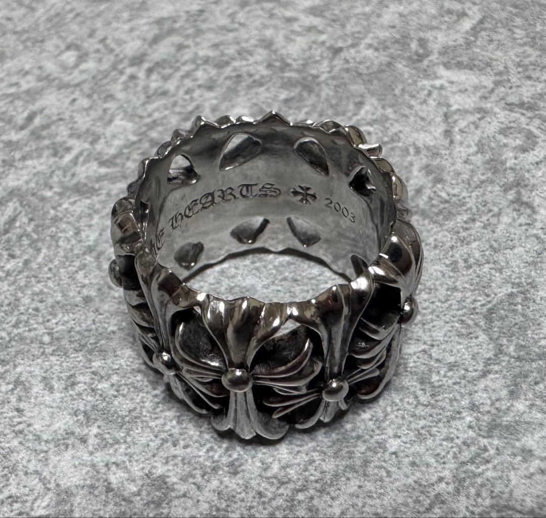 クロムハーツ◆Chrome hearts◆セメタリークロス　リング◆21号