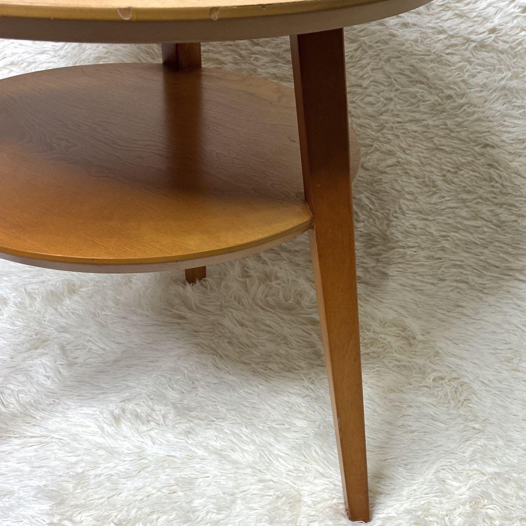 ACTUS アクタス サイドテーブル 丸テーブル 曲木 ソファテーブル 花台