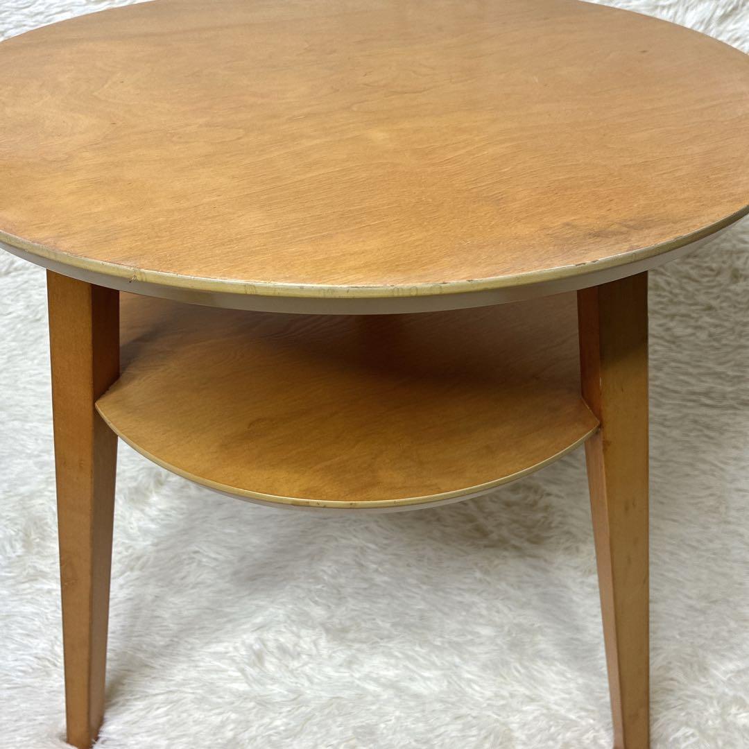 ACTUS アクタス サイドテーブル 丸テーブル 曲木 ソファテーブル 花台