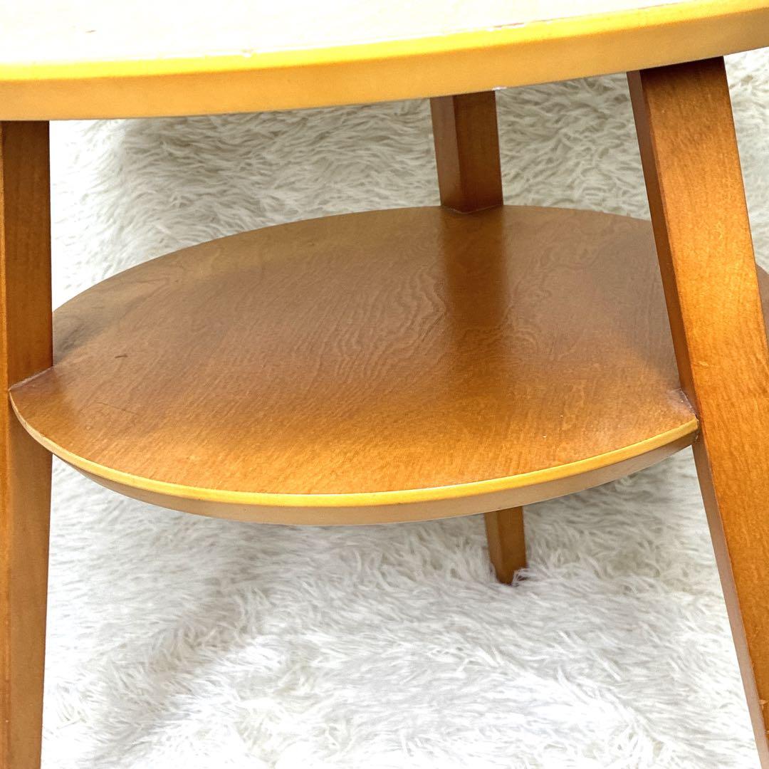 ACTUS アクタス サイドテーブル 丸テーブル 曲木 ソファテーブル 花台