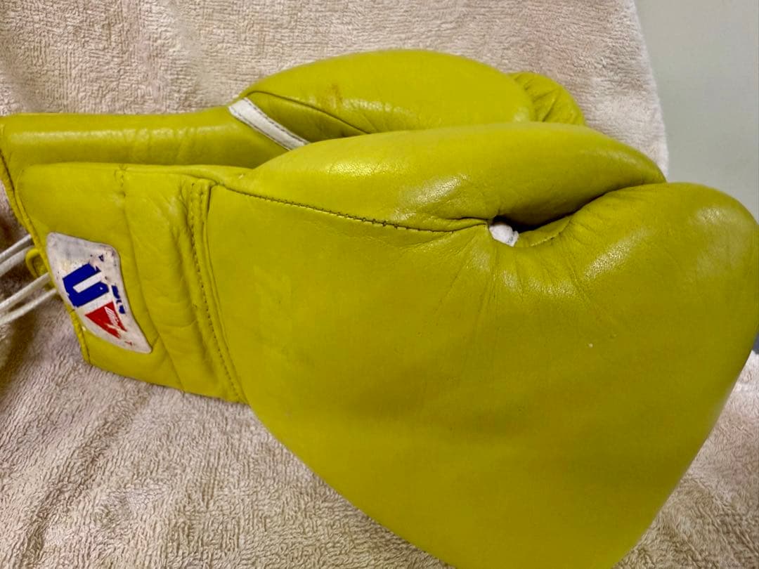 Winning ボクシンググローブ 14 oz 黄色　MS-500