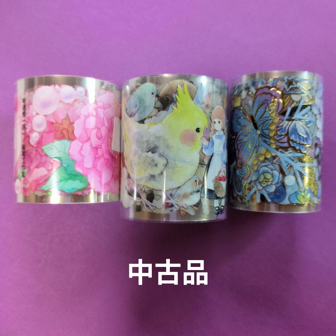 海外マステ　大量　まとめ売り　新品　中古品　PET　和紙　72点