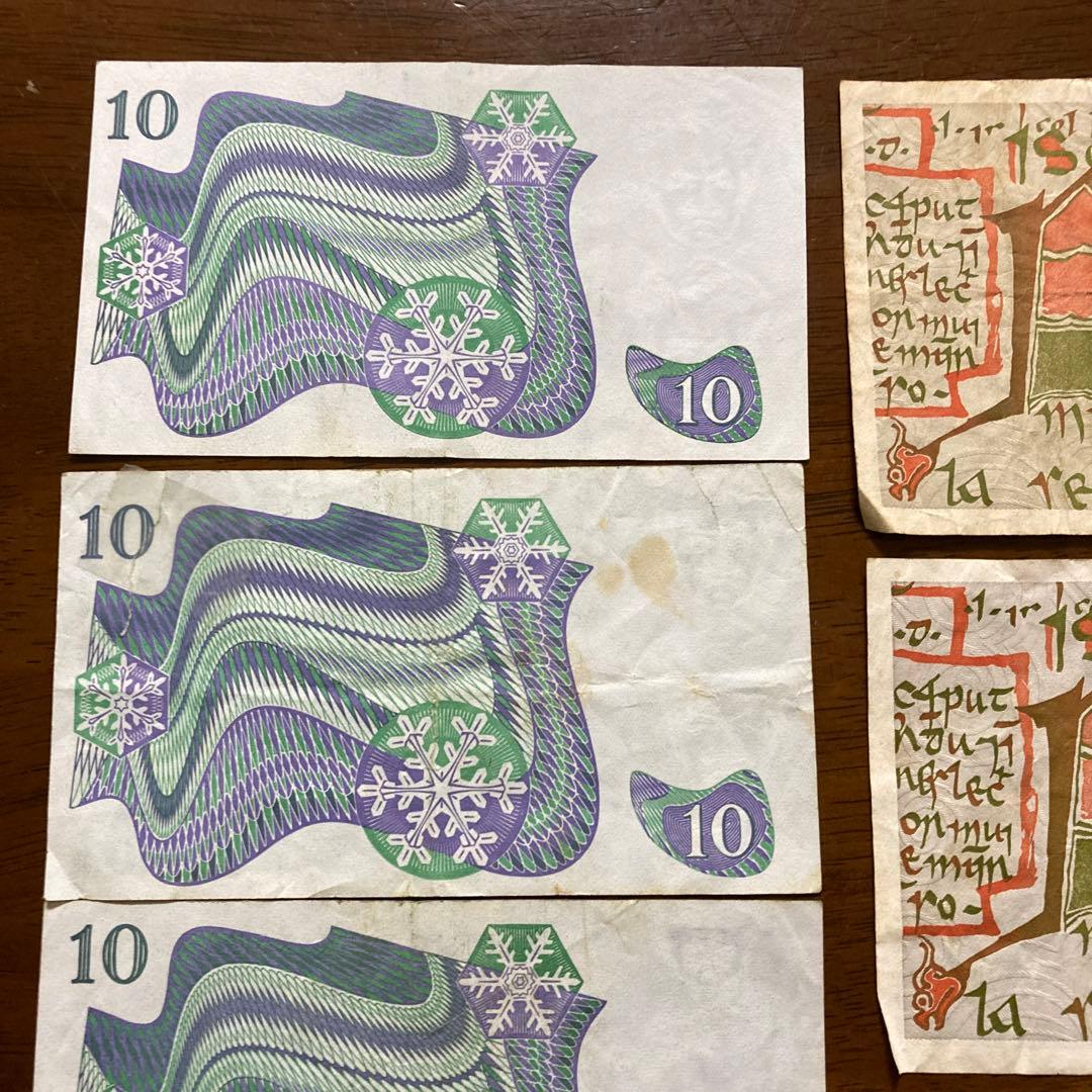 外国紙幣 イギリス スコットランド スウェーデン アイルランド 旧紙幣 旧硬貨
