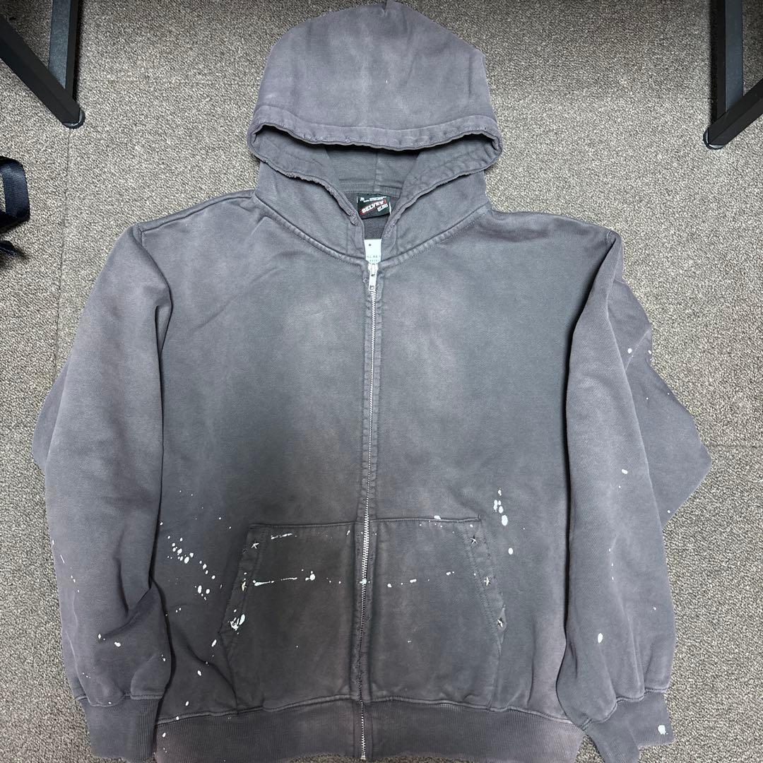 BELVET ジップパーカー