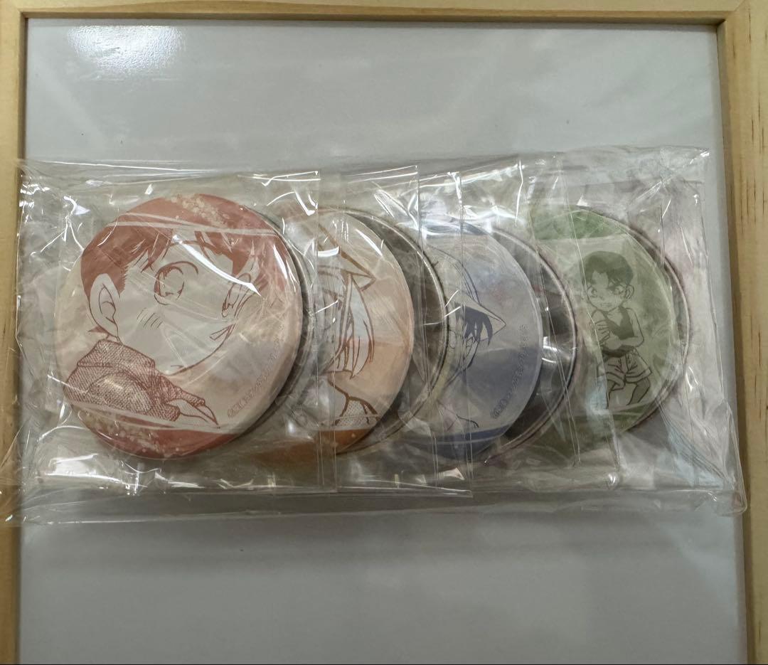 名探偵コナン 公式アプリ 缶バッジ 幼少期 全種セット 新一 蘭