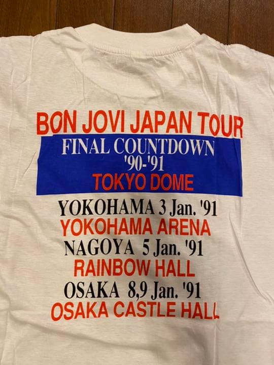 BON JOVI JAPAN TOUR FINAL '90-'91 Tシャツ L