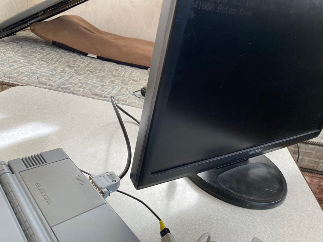 CRT PACK AD-98NSE 動作確認済み PC-9801ノート用エレコム