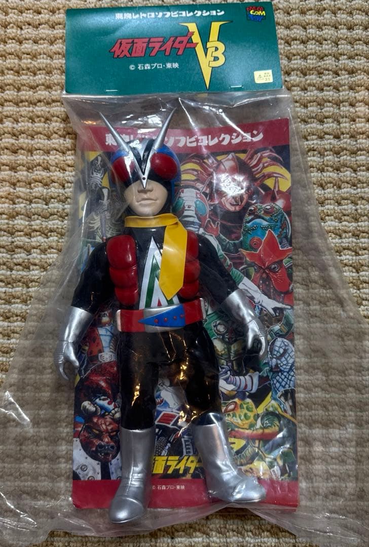 未開封　東映レトロソフビコレクション デストロンライダーマン スタンダードサイズ