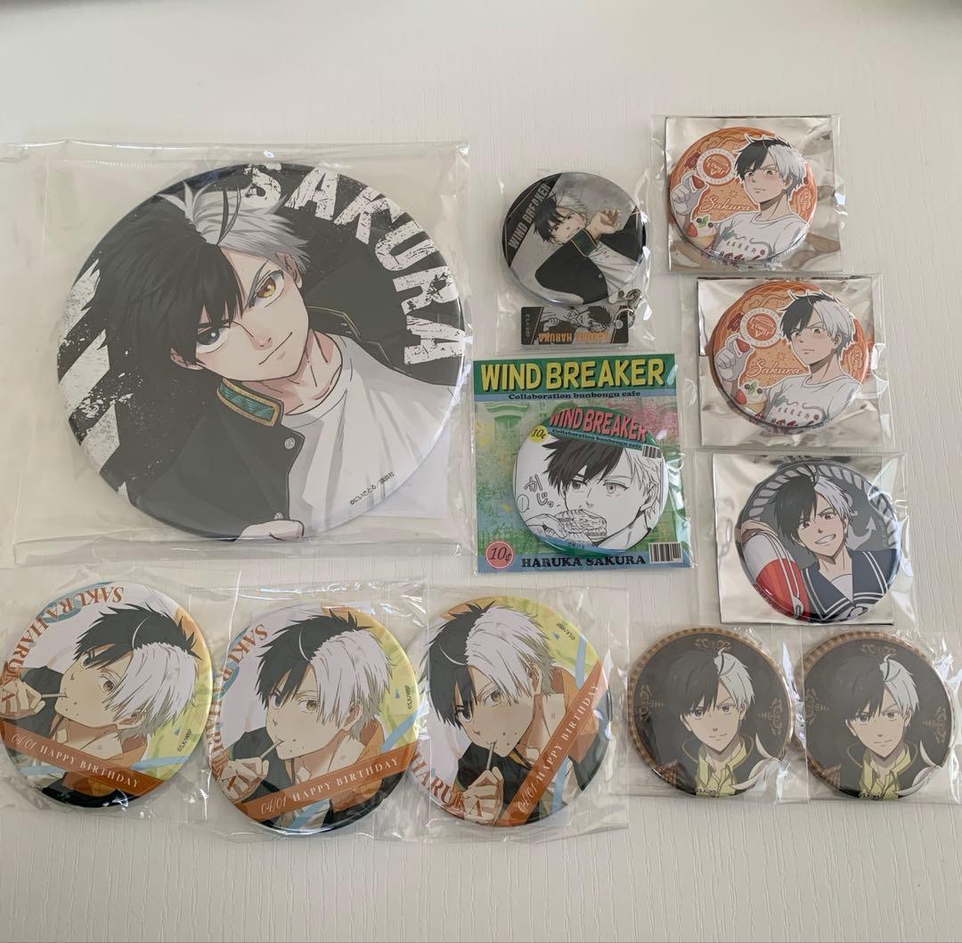 WINDBREAKER ウィンドブレイカー バースデー　ビッグ缶バッジ　桜遥