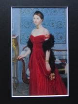 中村忠彦、【M嬢】、希少な画集画、新品高級額・額装付、状態良好