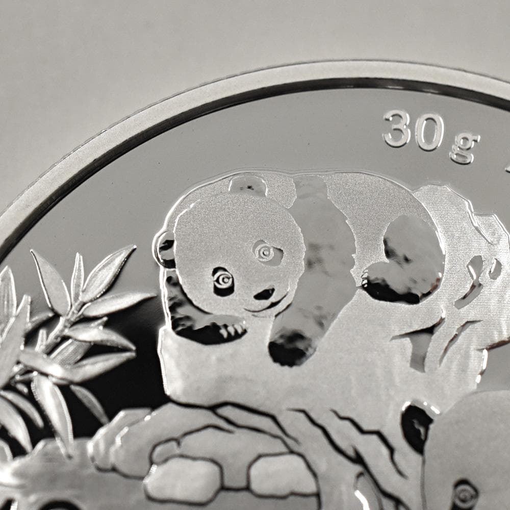 2025 (新品未使用) 中国 パンダ銀貨 30g10元 (カプセル入) 153