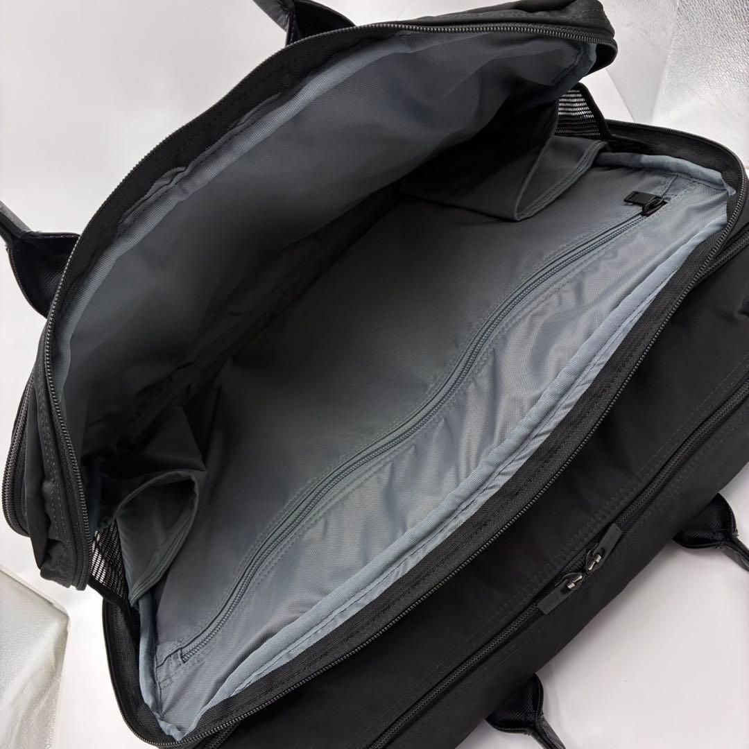 ポーター タイム 2way オーバーナイト ブリーフケース 黒 ナイロン メンズ