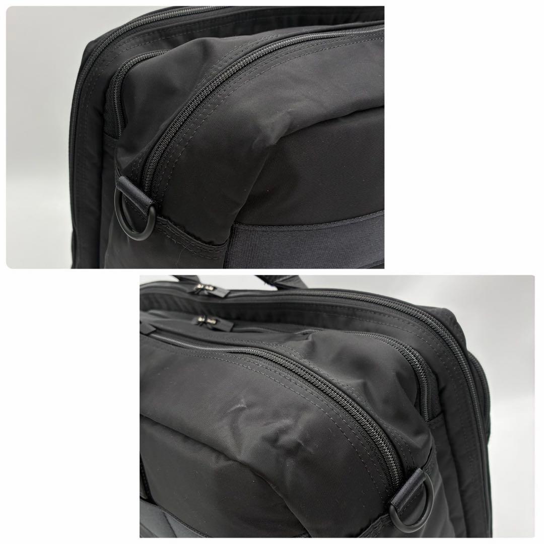 ポーター タイム 2way オーバーナイト ブリーフケース 黒 ナイロン メンズ