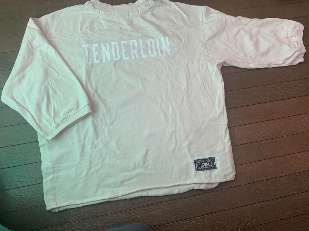 TENDERLOIN 7分袖トレーナー きなり色
