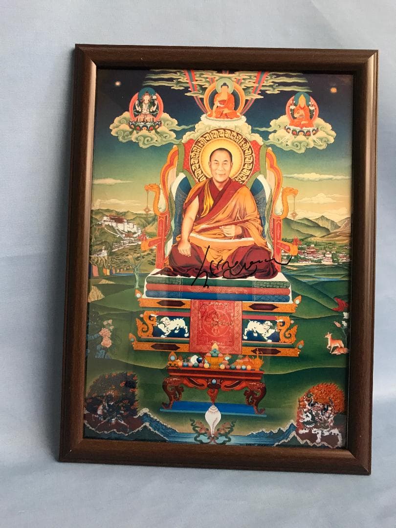 【直筆サイン】ダライ・ラマ14世　チベット密教