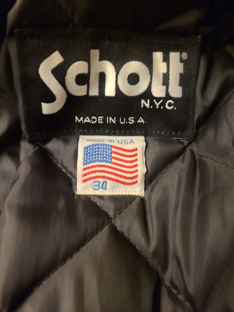 k*n様 Schott ポリスマンジャケット　レザージャケット