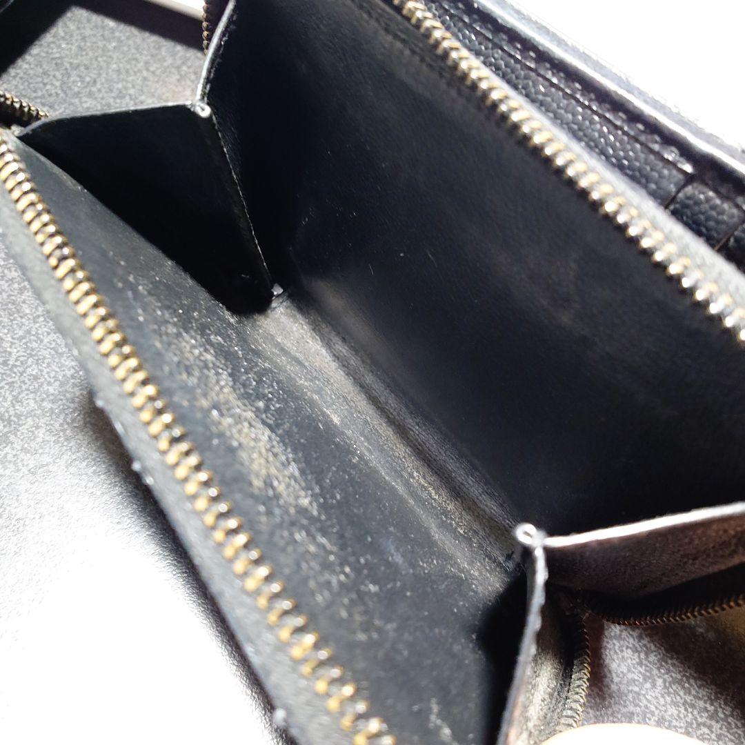 x*様 SAINT LAURENT サンローラン ブラック 二つ折り財布