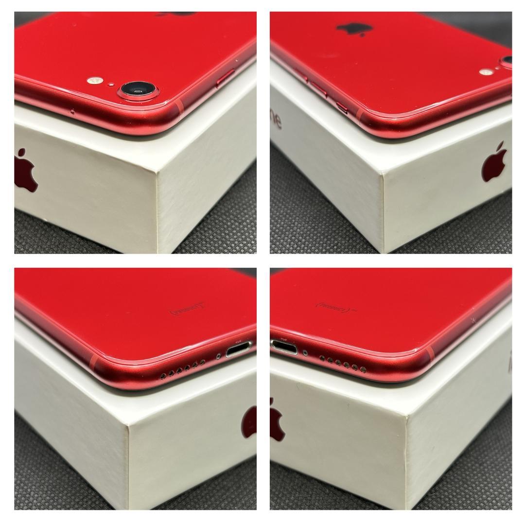 iPhoneSE3 64GB RED SIMフリー　新品バッテリー